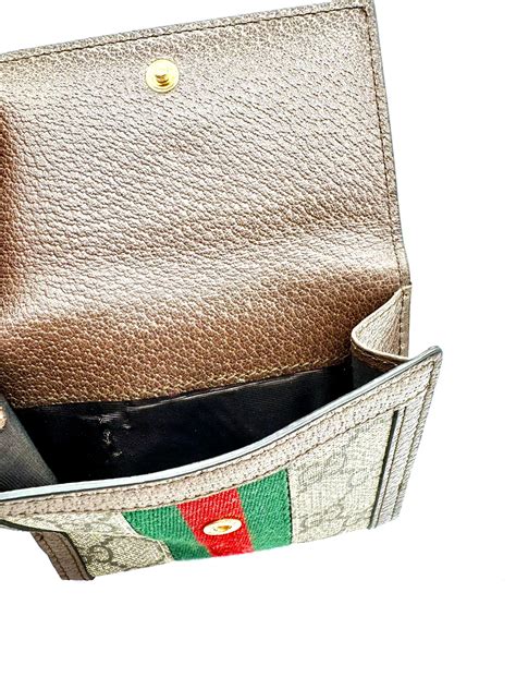 gucci cartera de piel